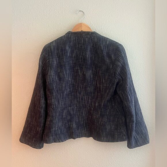 Banana Republic Tweed Military-Style Jacket size 4 - Picture 4 of 4